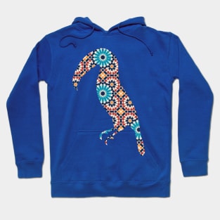 Toucan Silhouette with Pattern Hoodie